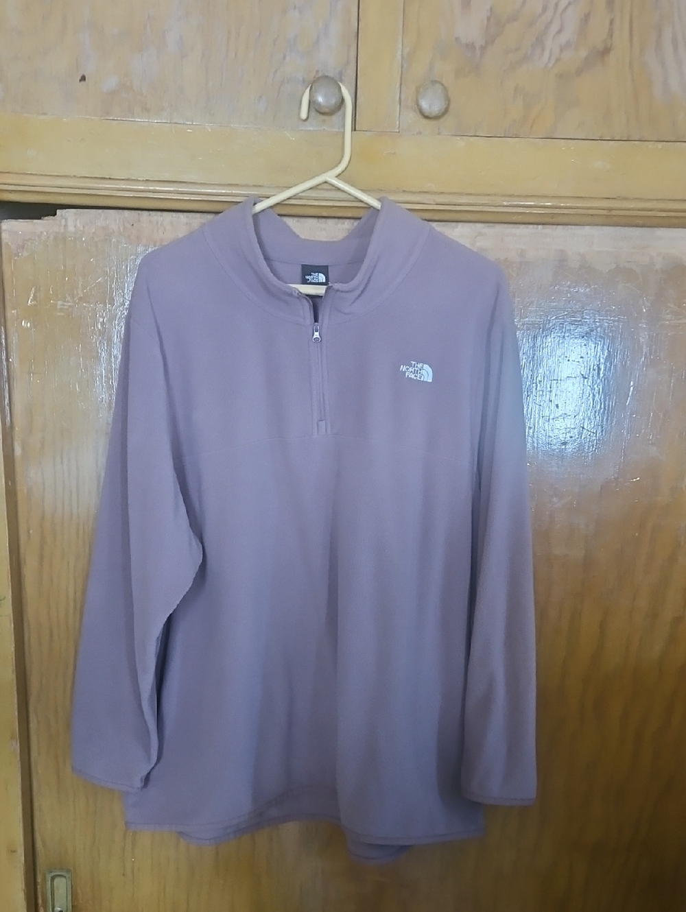 The North Face Mauve Half-Zip Fleece Pullover